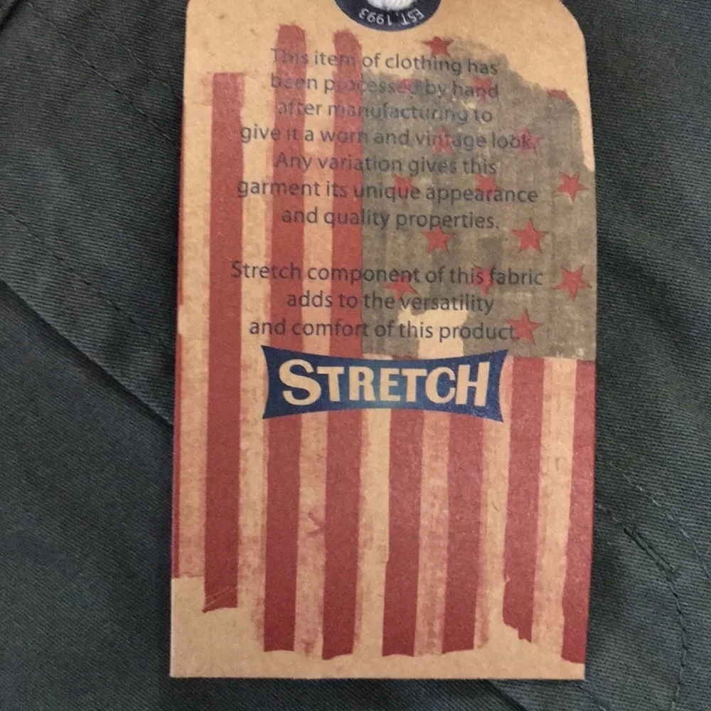 NWT Tailor Vintage Canaan Slim Fit Chinos Army